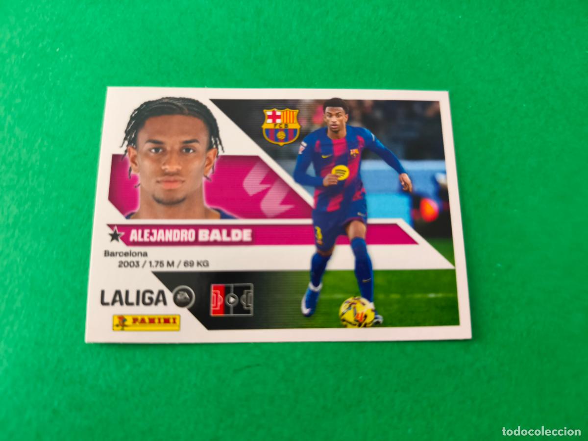 Cromos de f&uacute;tbol: CROMO FUTBOL BALDE F.C.BARCELONA SIN PEGAR N&ordm; 10 LIGA ESTE 2026-2027/26-27 PANINI