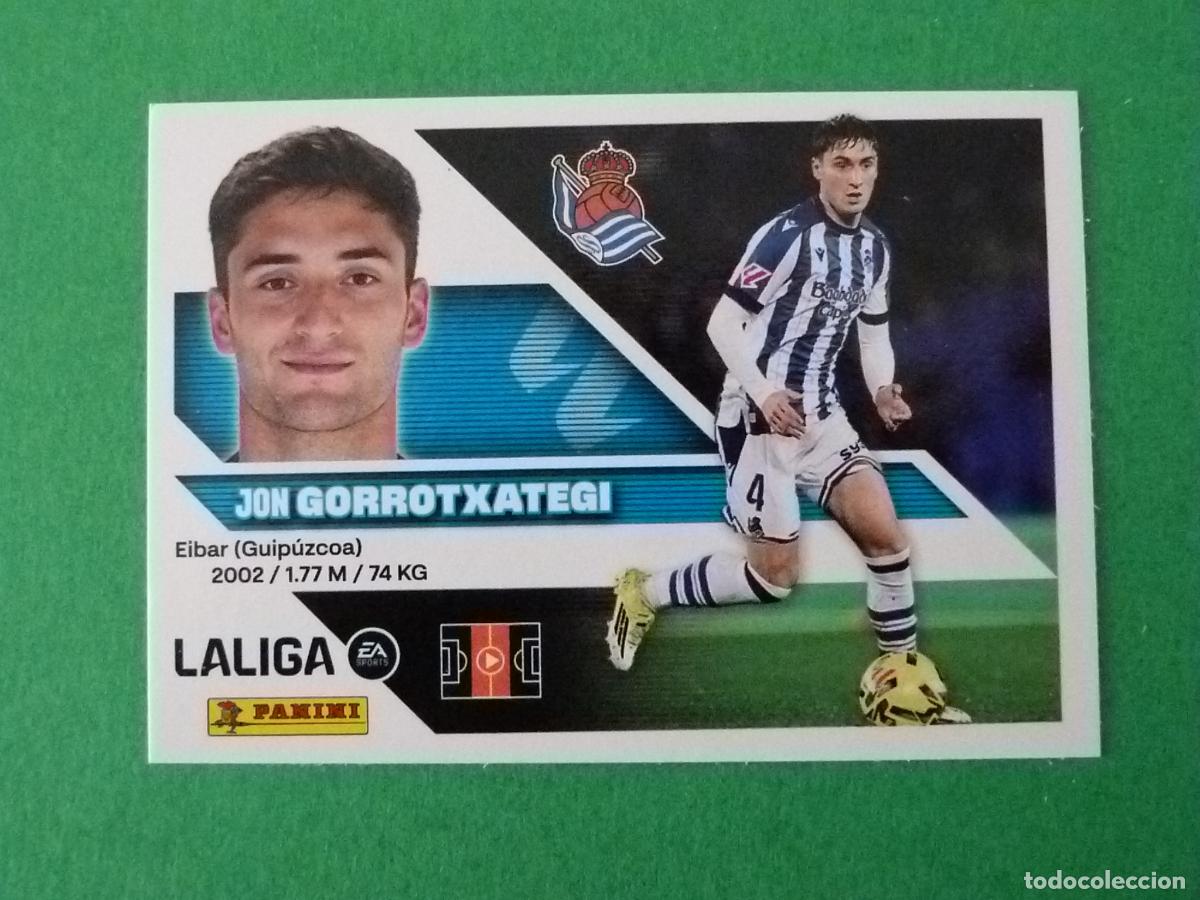 Cromos de f&uacute;tbol: CROMO FUTBOL GORROTXATEGI REAL SOCIEDAD SIN PEGAR N&ordm; 10 LIGA ESTE 2026-2027/26-27