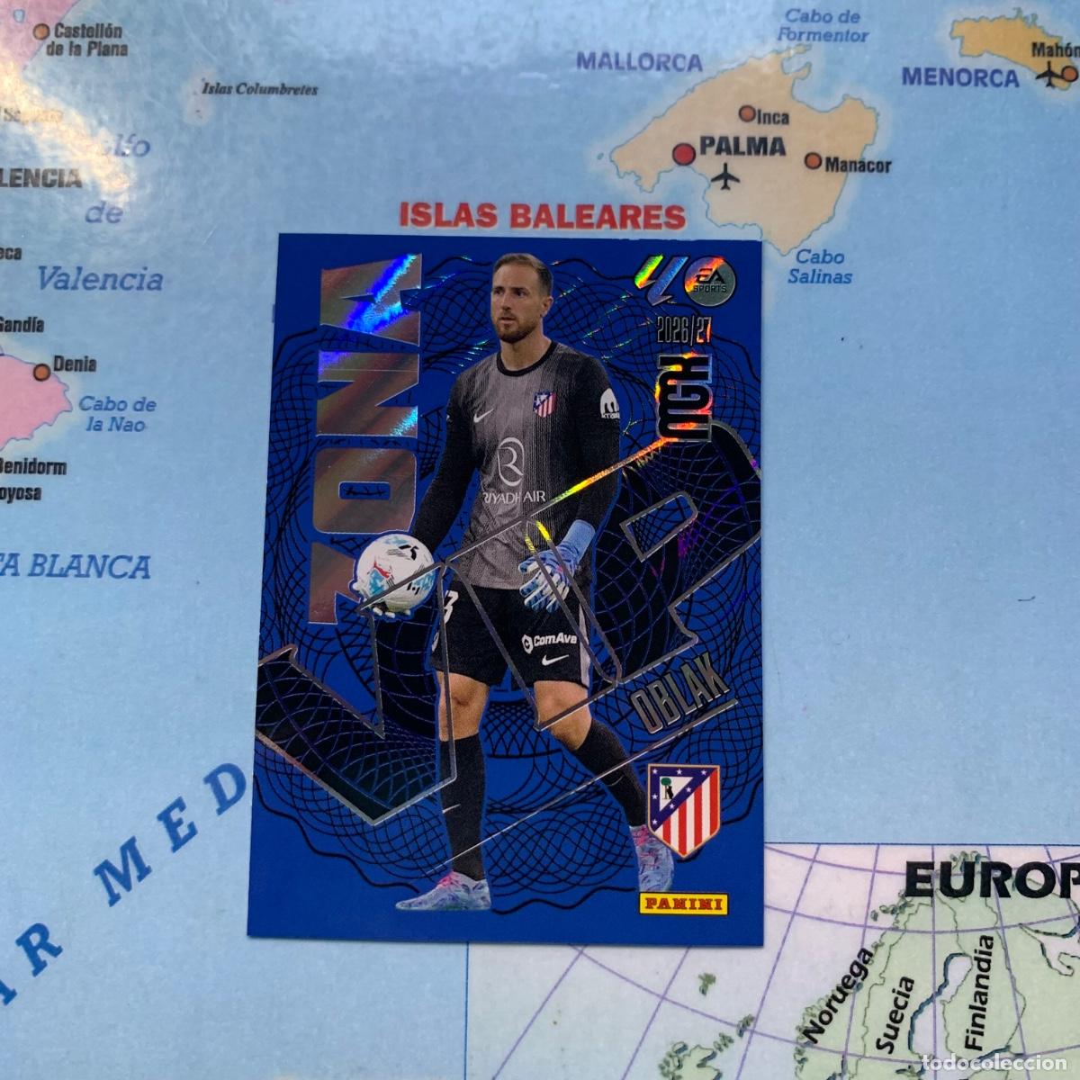 Cromos de f&uacute;tbol: Oblak serie vip n&uacute;mero 404 Del Atl&eacute;tico de Madrid megacracks 26-27 2026-2027