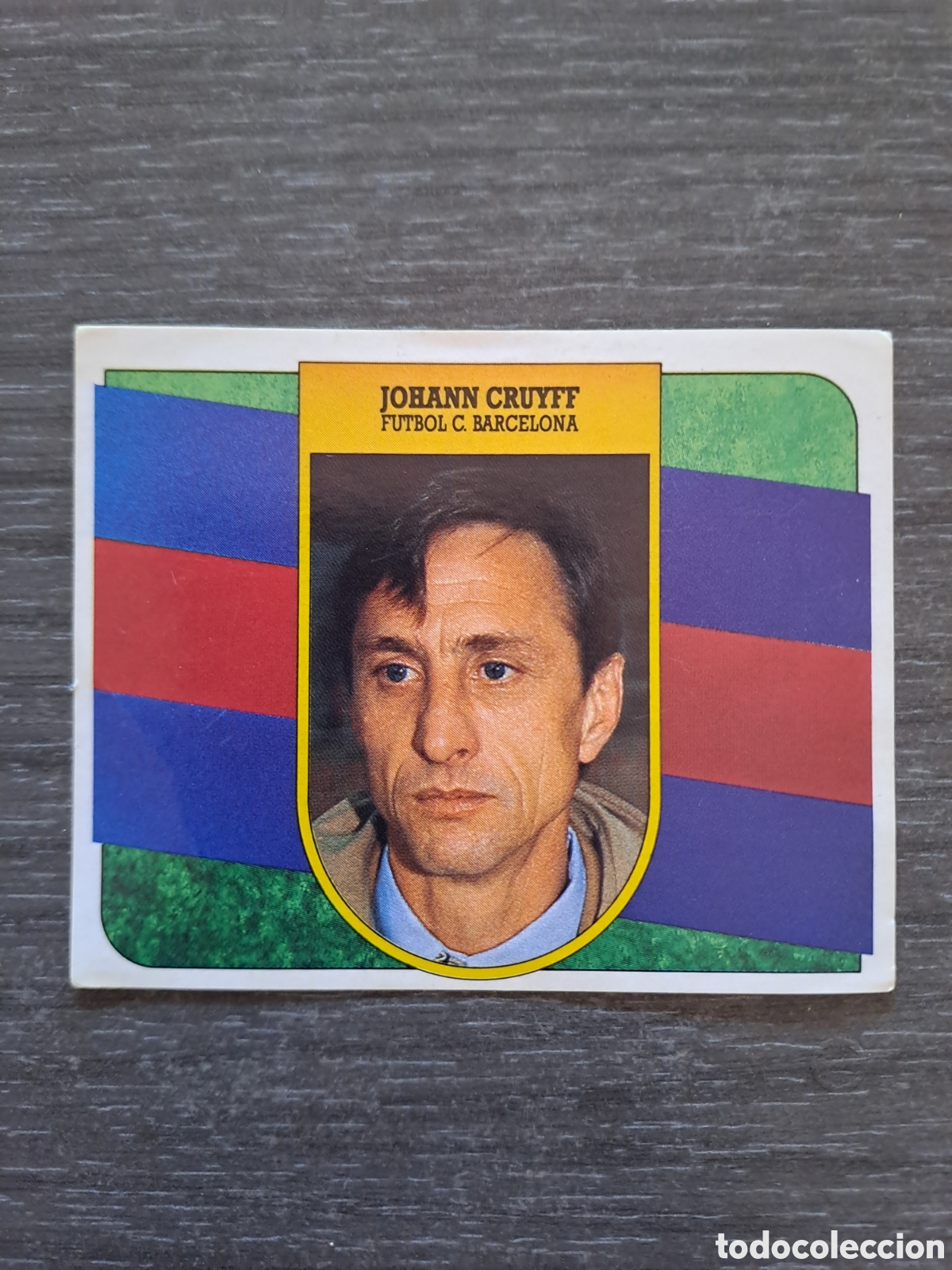 Cromos de f&uacute;tbol: JOHAN CRUYFF &ndash; FC BARCELONA &ndash; LIGA 91-92 &ndash; EDICIONES ESTE