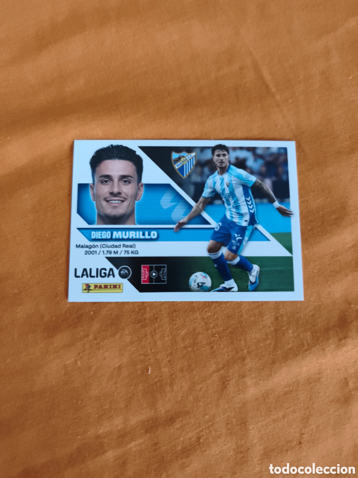 Cromos de f&uacute;tbol: CROMO N&Uacute;MERO 6 MURILLO M&Aacute;LAGA. LIGA ESTE 26/27. PANINI.