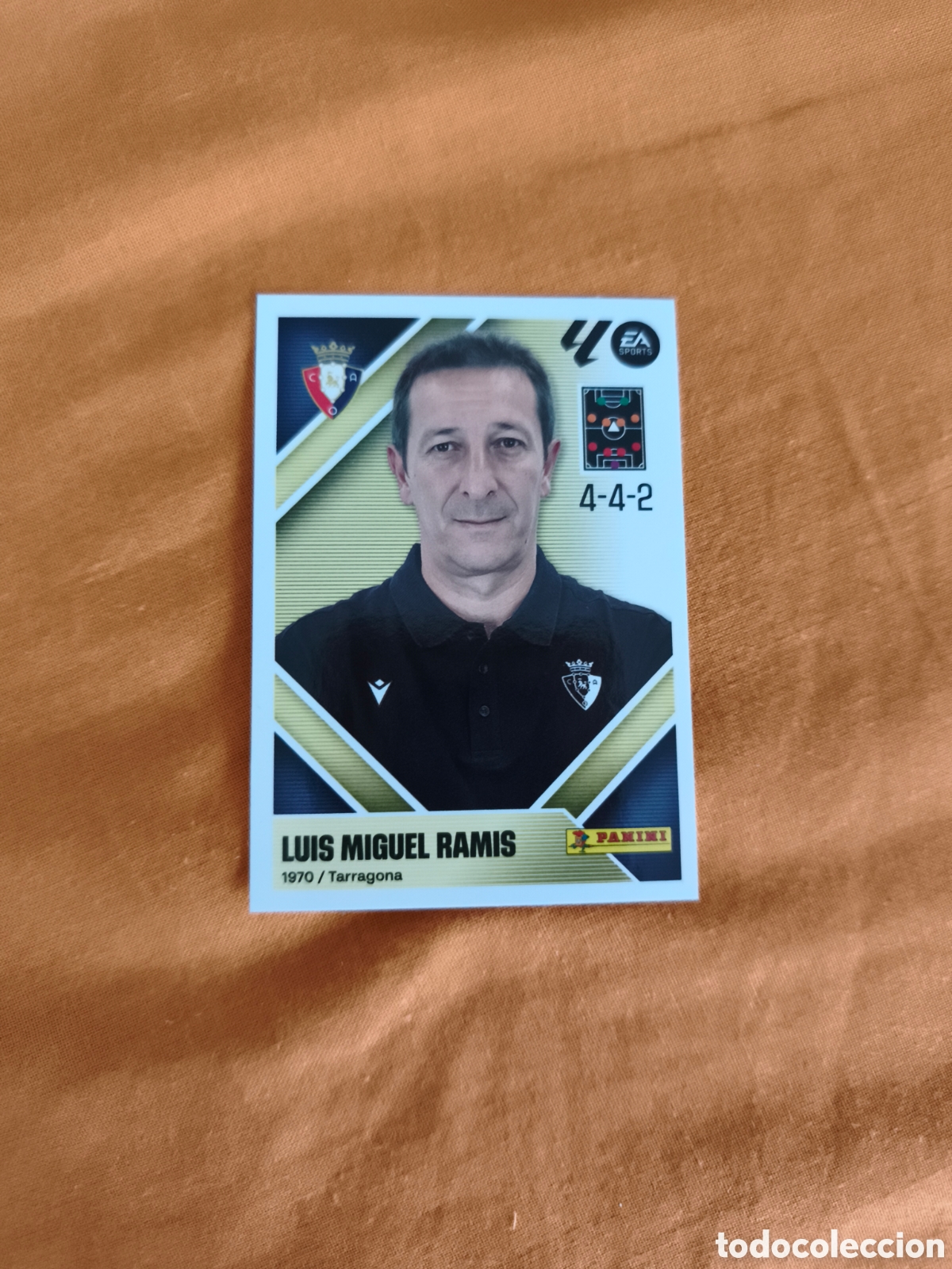 Cromos de f&uacute;tbol: CROMO N&Uacute;MERO 2 RAMIS OSASUNA. LIGA ESTE 26/27. PANINI.