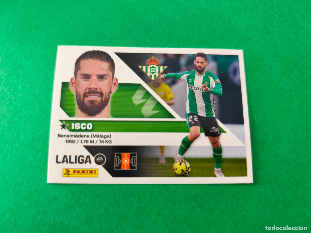 Cromos de f&uacute;tbol: CROMO FUTBOL ISCO REAL BETIS BALOMPIE SIN PEGAR N&ordm; 16 LIGA ESTE 2026-2027/26-27
