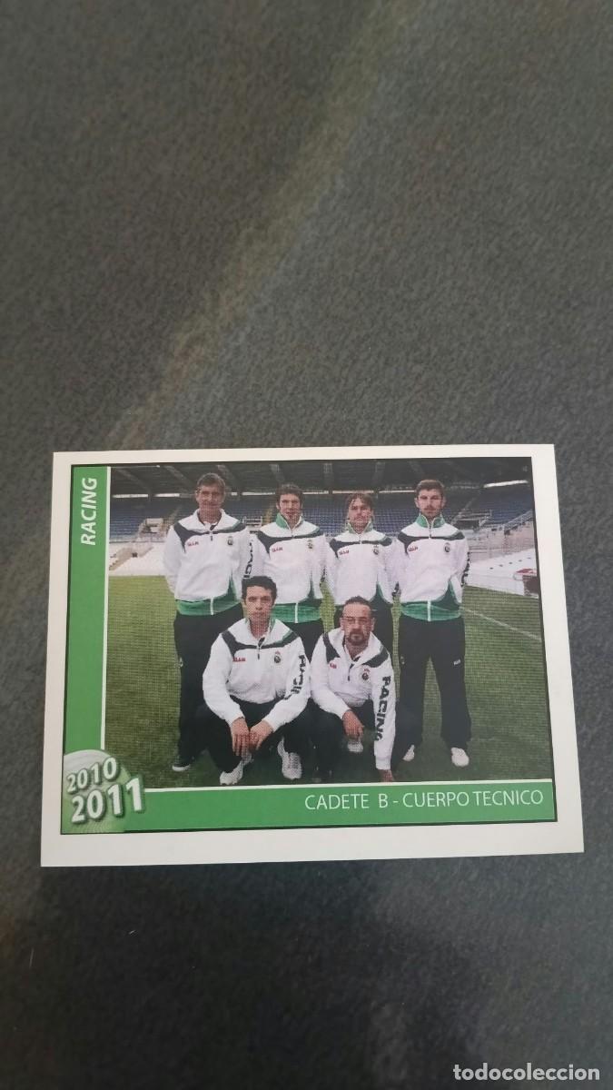 Cromos de f&uacute;tbol: Footprint 2010 2011 Oficial Racing De Santander 167 Cuerpo Tecnico Cadete B