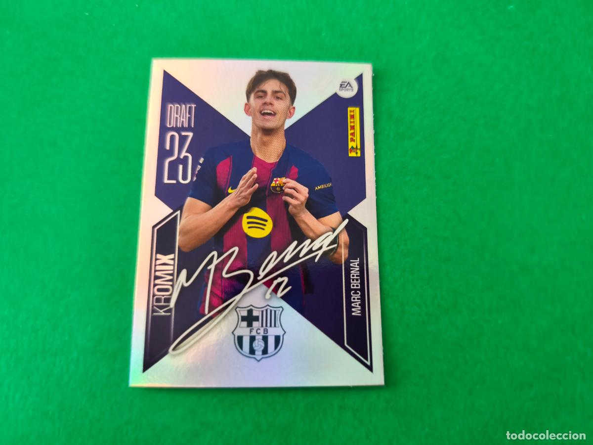 Cromos de f&uacute;tbol: CROMO FUTBOL MARC BERNAL F.C.BARCELONA SIN PEGAR N&ordm; K15 KROMIX LIGA ESTE 2026-2027/26-27