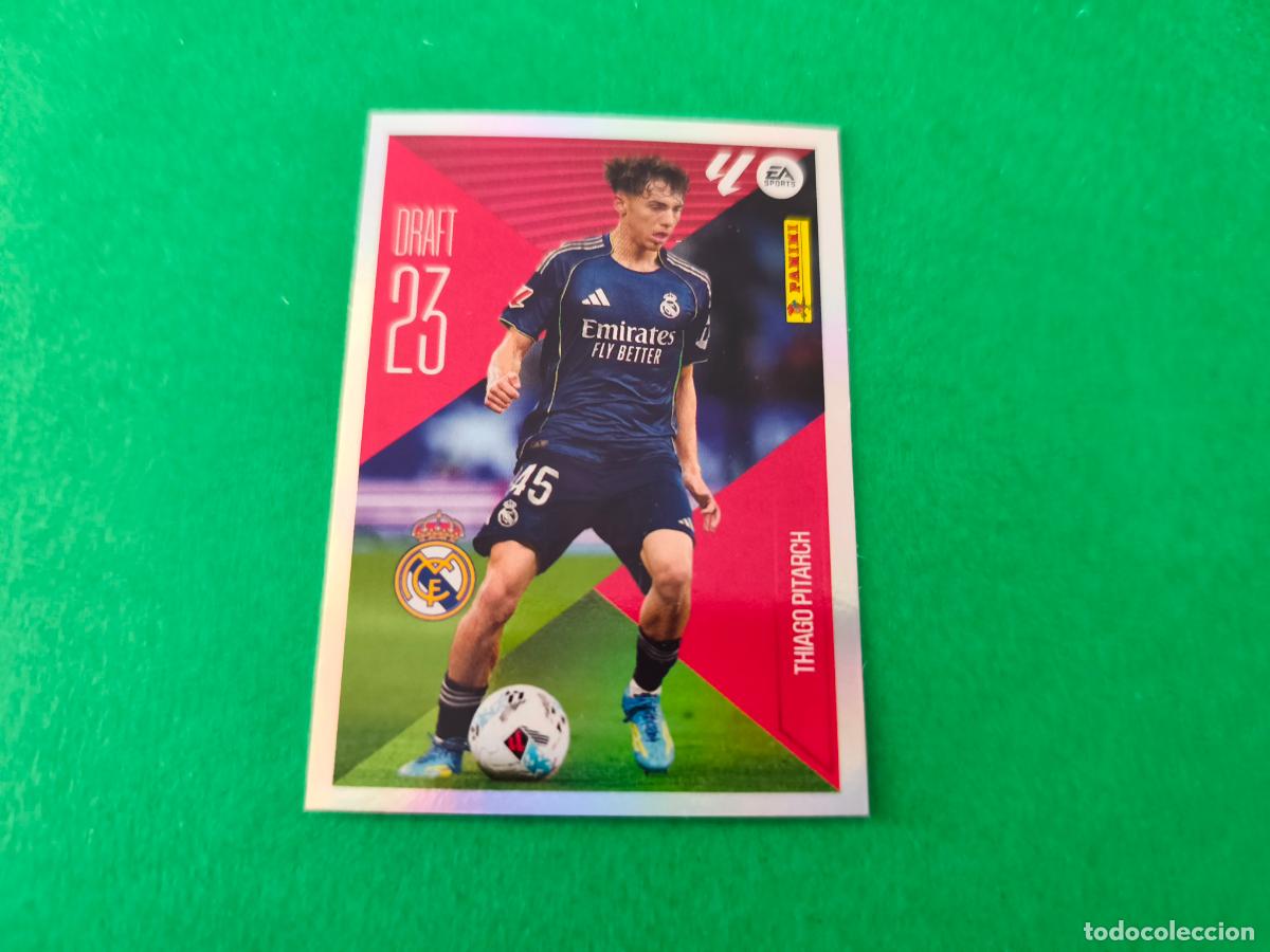 Cromos de f&uacute;tbol: CROMO FUTBOL THIAGO PITARCH REAL MADRID C.F. SIN PEGAR N&ordm; 22 DRAFT 23 LIGA ESTE 2026-2027/26-27