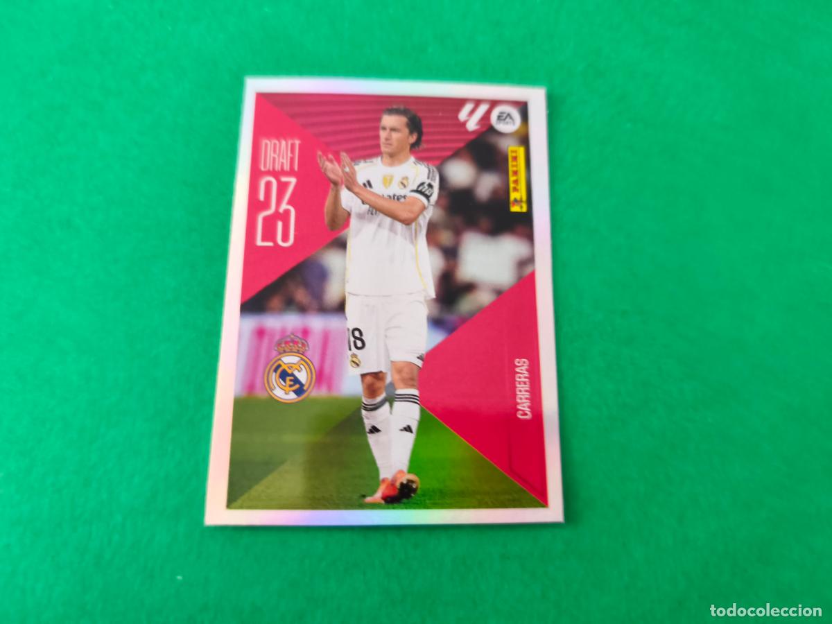 Cromos de f&uacute;tbol: CROMO FUTBOL CARRERAS REAL MADRID C.F. SIN PEGAR N&ordm; 5 DRAFT 23 LIGA ESTE 2026-2027/26-27