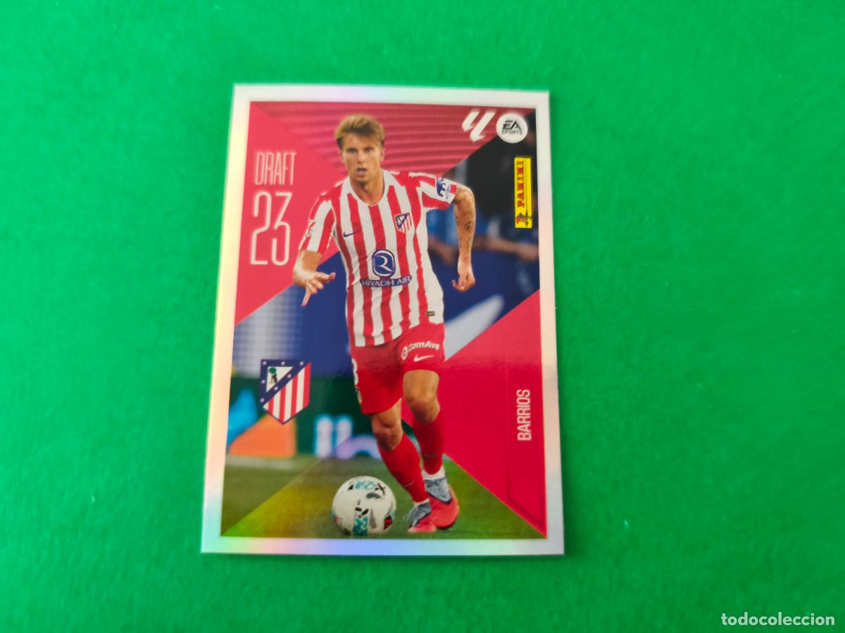 Cromos de f&uacute;tbol: CROMO FUTBOL BARRIOS ATLETICO DE MADRID SIN PEGAR N&ordm; 3 DRAFT 23 LIGA ESTE 2026-2027/26-27
