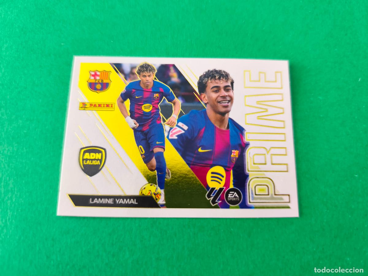 Cromos de f&uacute;tbol: CROMO FUTBOL LAMINE YAMAL F.C.BARCELONA SIN PEGAR N&ordm; 6 ADN PRIME LIGA ESTE 2026-2027/26-27