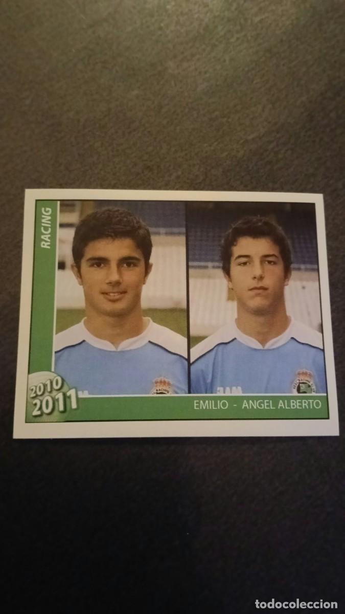 Cromos de f&uacute;tbol: Footprint 2010 2011 Oficial Racing De Santander 168 Emilio-Angel Alberto Cadete B