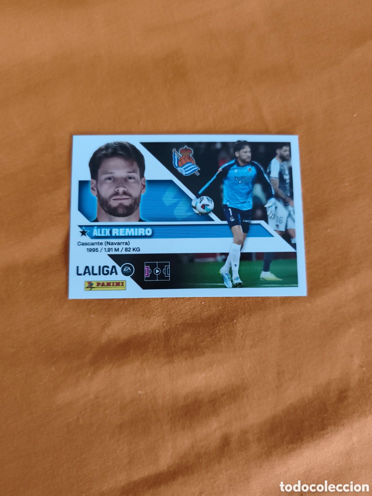 Cromos de f&uacute;tbol: CROMO N&Uacute;MERO 3 REMIRO REAL SOCIEDAD. LIGA ESTE 26/27. PANINI.