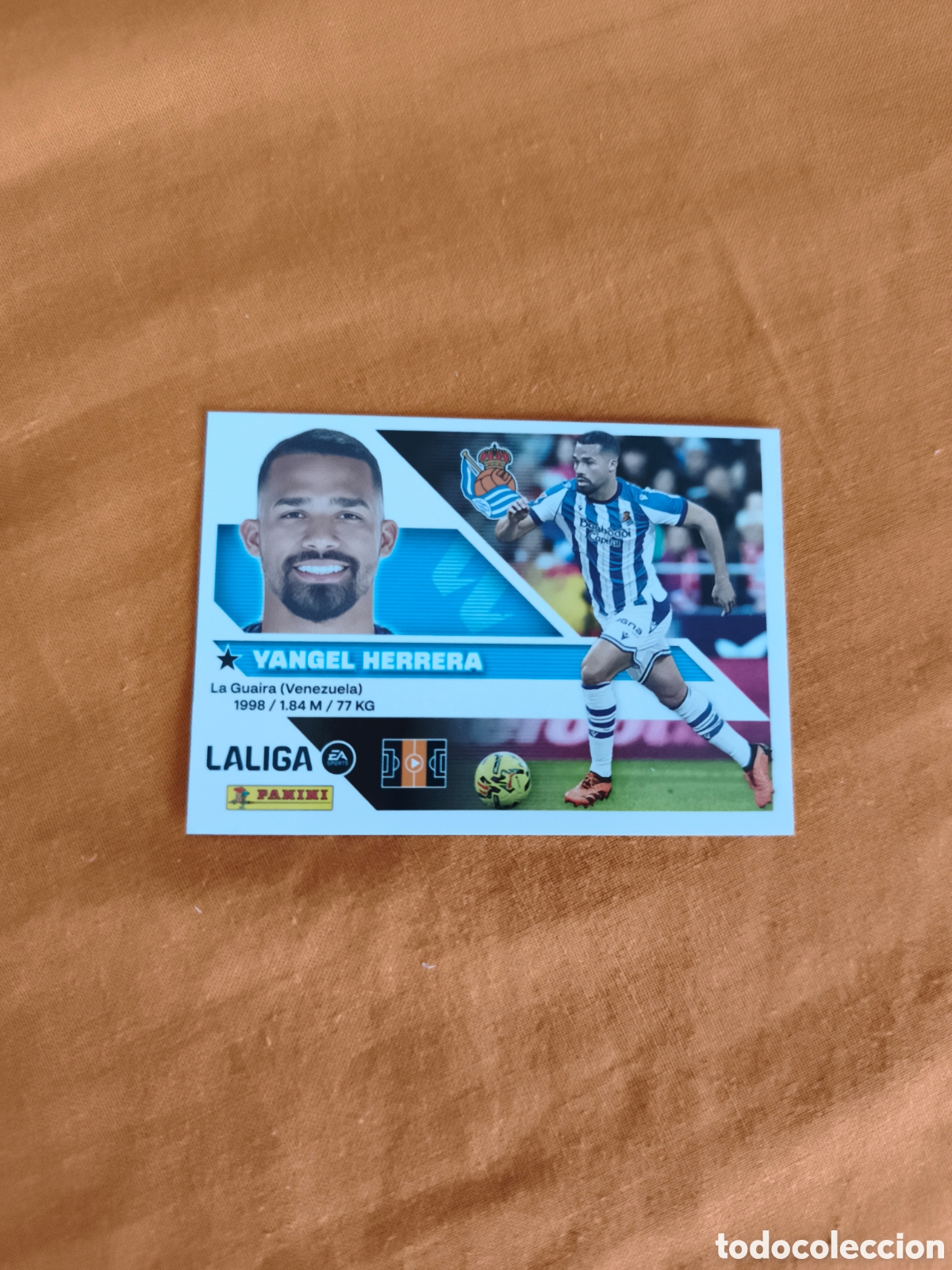 Cromos de f&uacute;tbol: CROMO N&Uacute;MERO 13A YANGEL HERRERA REAL SOCIEDAD. LIGA ESTE 26/27. PANINI.
