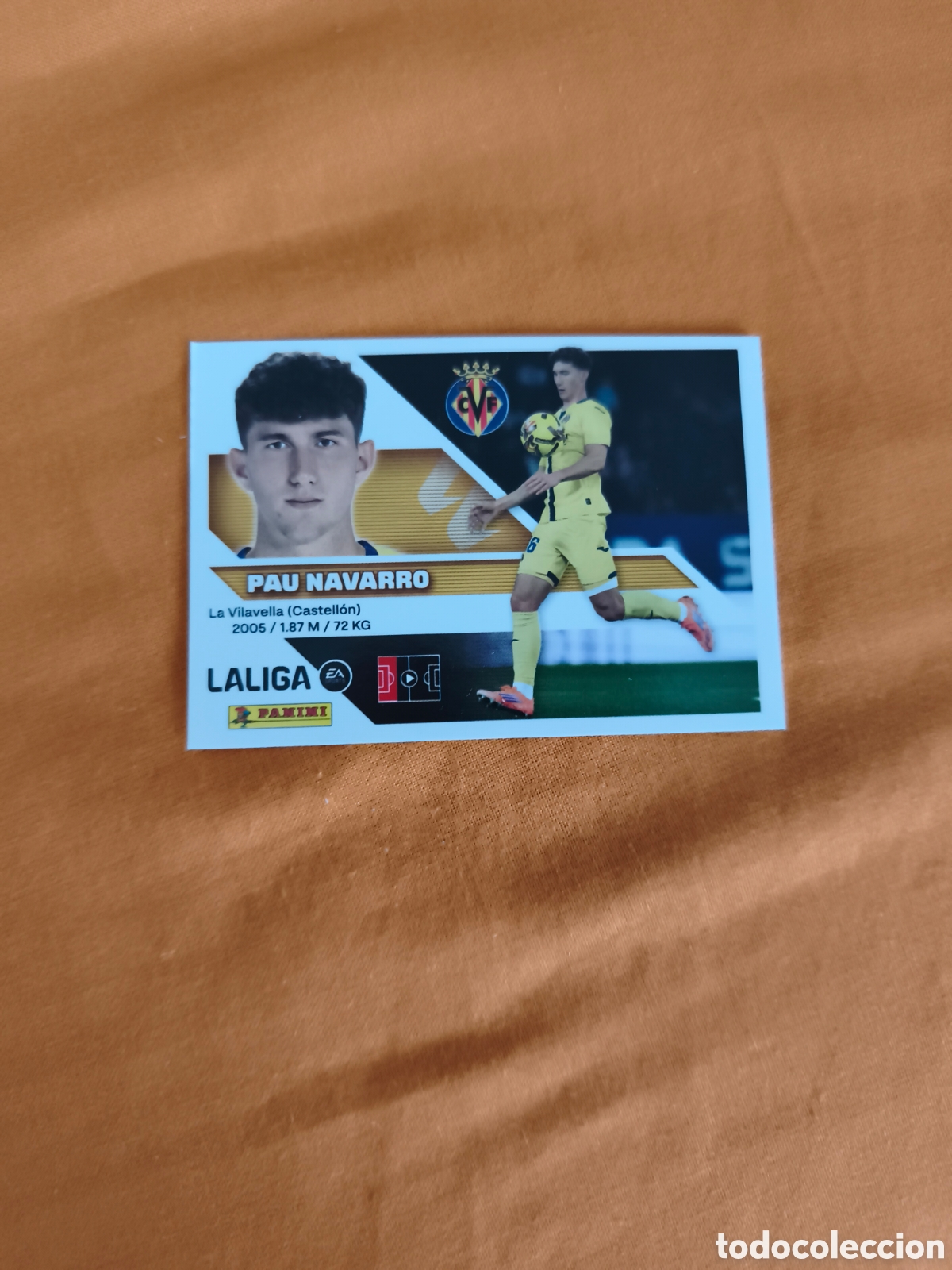 Cromos de f&uacute;tbol: CROMO N&Uacute;MERO 6A PAU NAVARRO VILLARREAL. LIGA ESTE 26/27. PANINI.