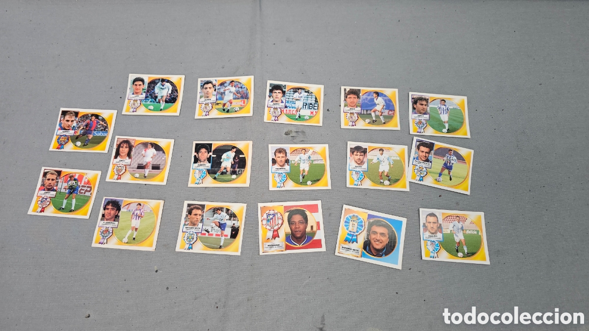 Football Stickers: Lote de cromos de f&uacute;tbol 94 /95