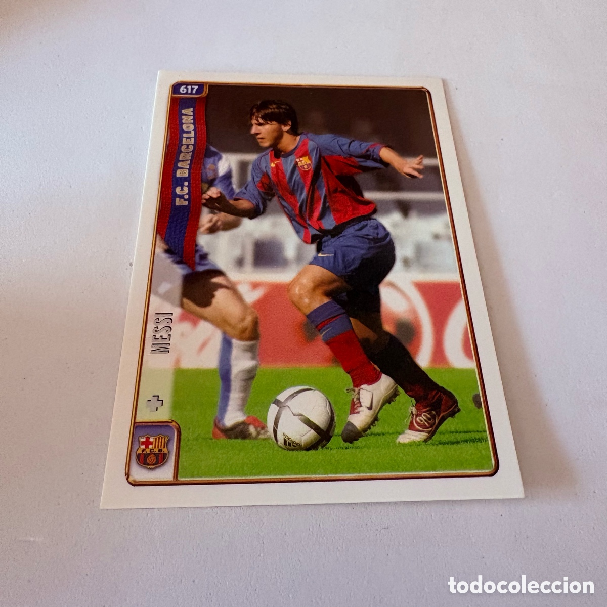 Cromos de f&uacute;tbol: Cromo card rookie mundicromo liga 2004 2005 messi n&ordm; 617