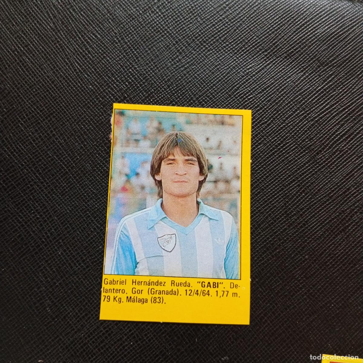 Cromos de f&uacute;tbol: GABI MALAGA CROMO SUPER ROLLAN 1984 CROMO FUTBOL LIGA 84 - DESPEGADO - A149 PG10