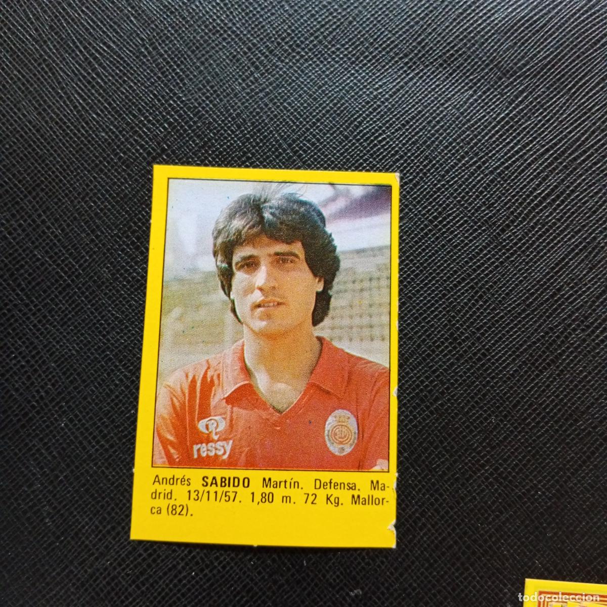 Cromos de f&uacute;tbol: SABIDO MALLORCA CROMO SUPER ROLLAN 1984 CROMO FUTBOL LIGA 84 - DESPEGADO - A149 PG10