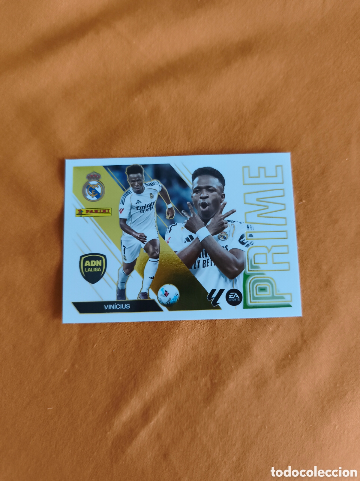 Cromos de f&uacute;tbol: CROMO N&Uacute;MERO 15 VINICIUS JR REAL MADRID ADN LA LIGA PRIME. LIGA ESTE 26/27. PANINI.