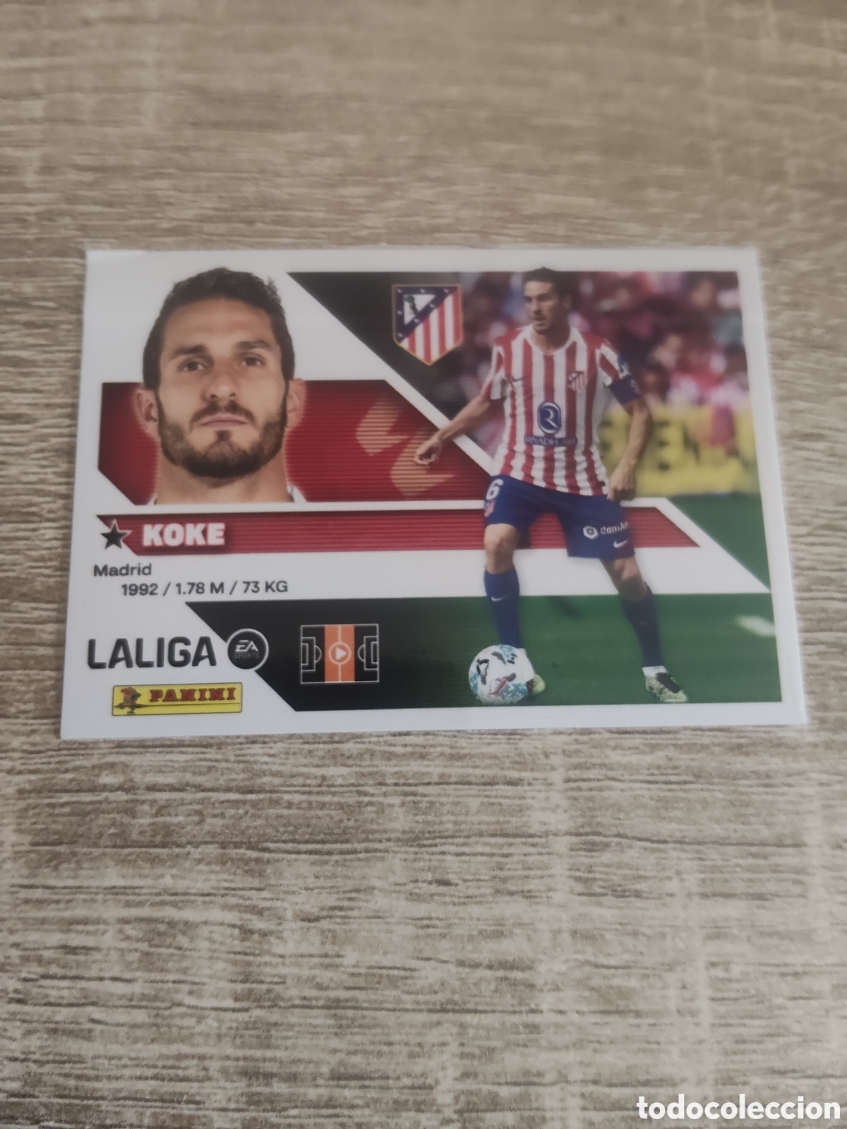 Cromos de f&uacute;tbol: Koke Atl&eacute;tico de Madrid liga 2026 2027 26 27 ediciones este