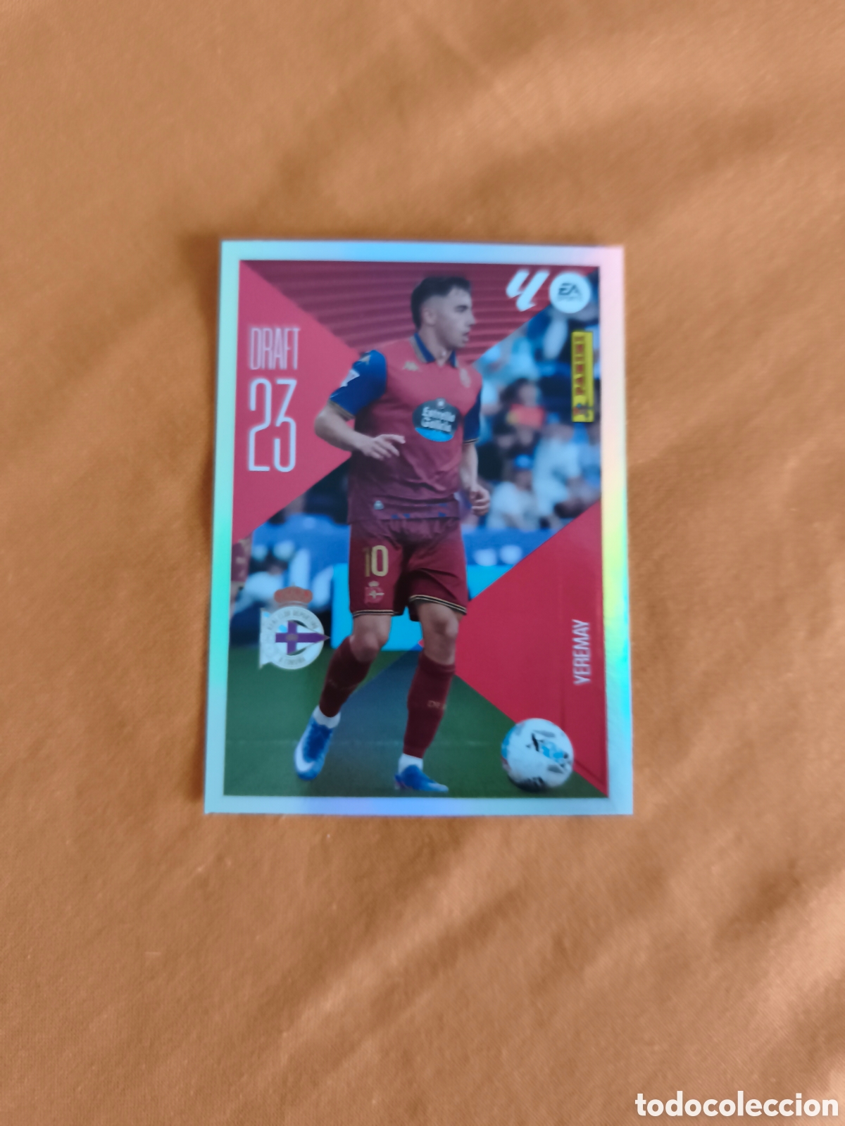 Cromos de f&uacute;tbol: CROMO N&Uacute;MERO 23 YEREMAY DEPORTIVO DE LA CORU&Ntilde;A DRAF 23. LIGA ESTE 26/27. PANINI.