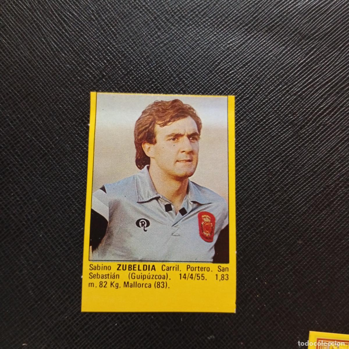 Cromos de f&uacute;tbol: ZUBELDIA MALLORCA CROMO SUPER ROLLAN 1984 CROMO FUTBOL LIGA 84 - DESPEGADO - A149 PG12
