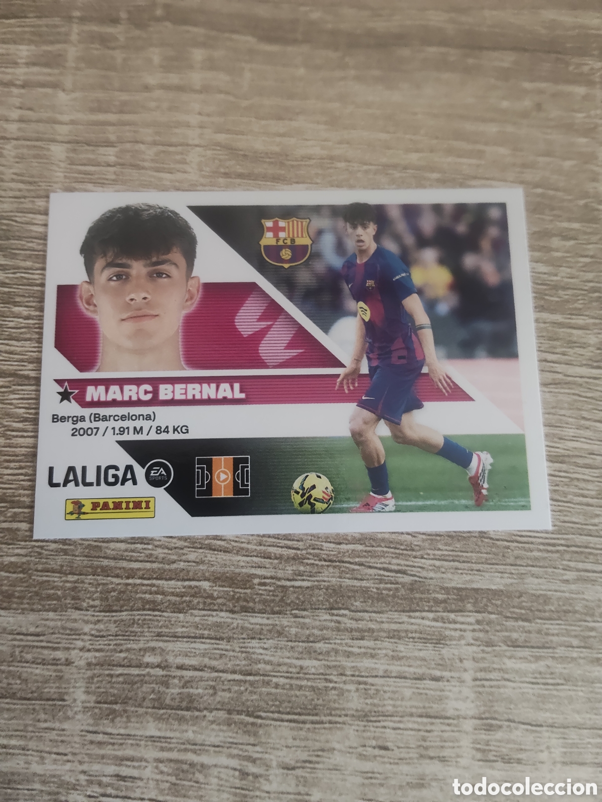 Cromos de f&uacute;tbol: Marc Bernal Barcelona liga 2026 2027 26 27 ediciones este