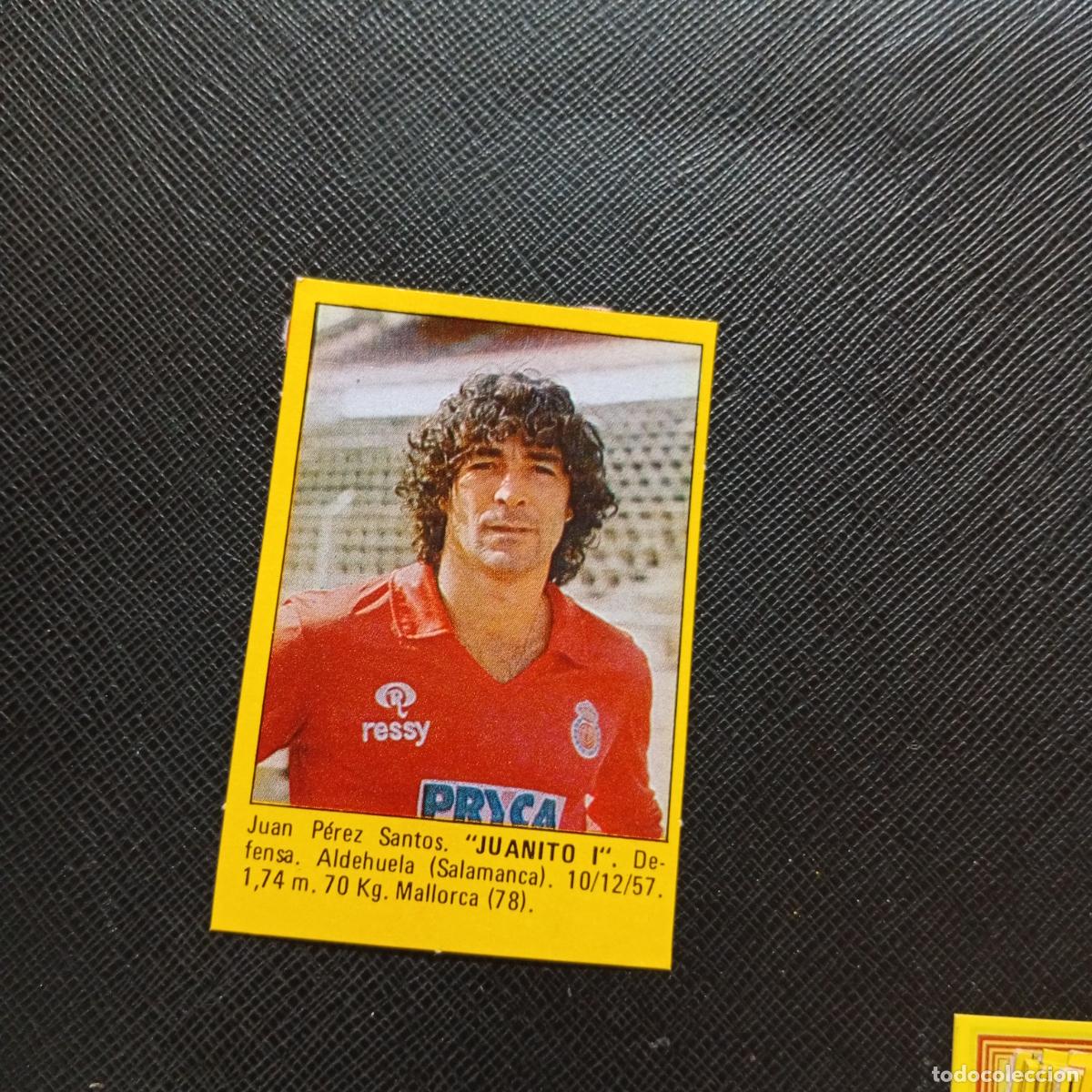 Cromos de f&uacute;tbol: JUANITO MALLORCA CROMO SUPER ROLLAN 1984 CROMO FUTBOL LIGA 84 - DESPEGADO - A149 PG12