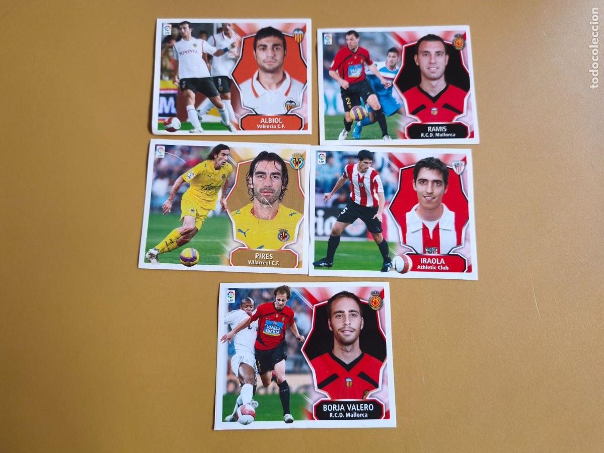 Figurine di Calcio: liga 2008 09, lote 5 cromos