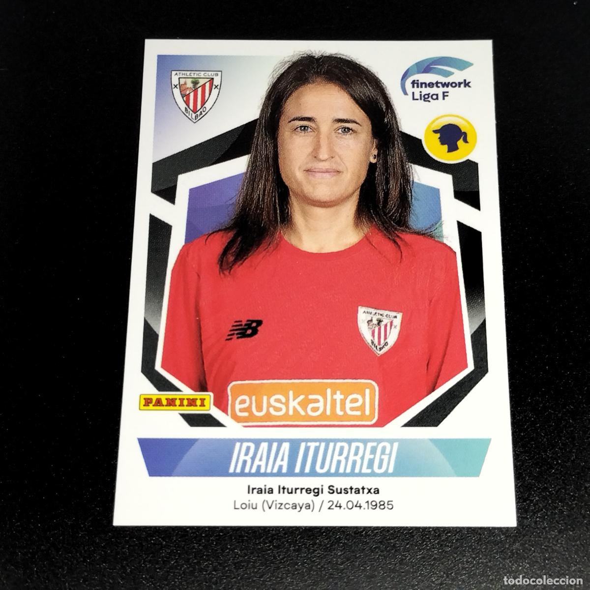 Cromos de Futebol: N&ordm; 84 IRAIA ITURREGI ATHLETIC BILBAO CROMOS FINETWORK LIGA F FEMENINA PANINI 2022 2023 22 23