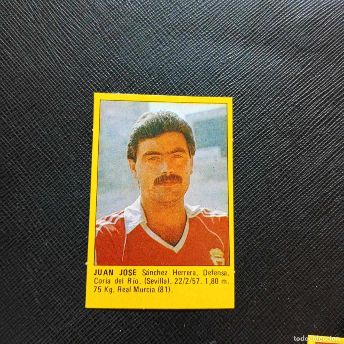 Cromos de f&uacute;tbol: JUAN JOSE MURCIA CROMO SUPER ROLLAN 1984 CROMO FUTBOL LIGA 84 - DESPEGADO - A149 PG12