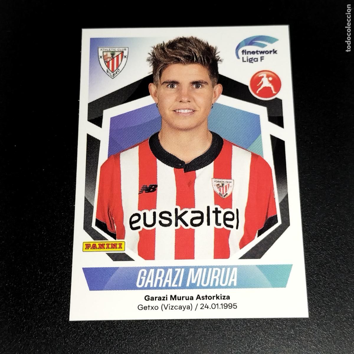 Cromos de f&uacute;tbol: N&ordm; 89 GARAZI MURUA ATHLETIC BILBAO CROMOS FINETWORK LIGA F FEMENINA PANINI 2022 2023 22 23