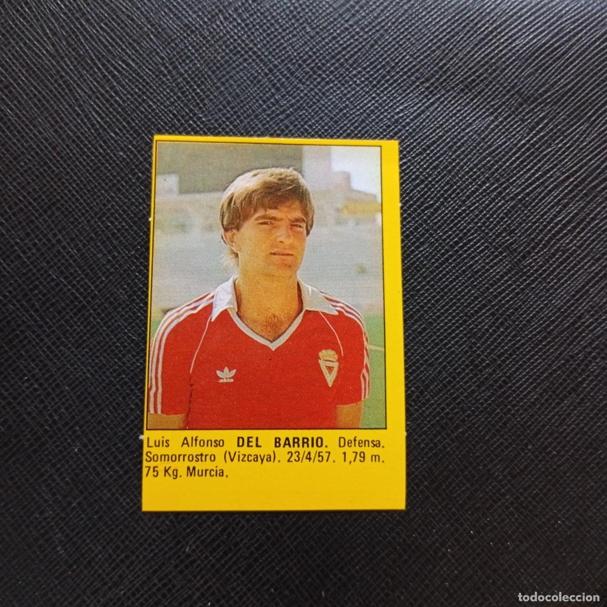 Cromos de f&uacute;tbol: DEL BARRIO MURCIA CROMO SUPER ROLLAN 1984 CROMO FUTBOL LIGA 84 - DESPEGADO - A149 PG12