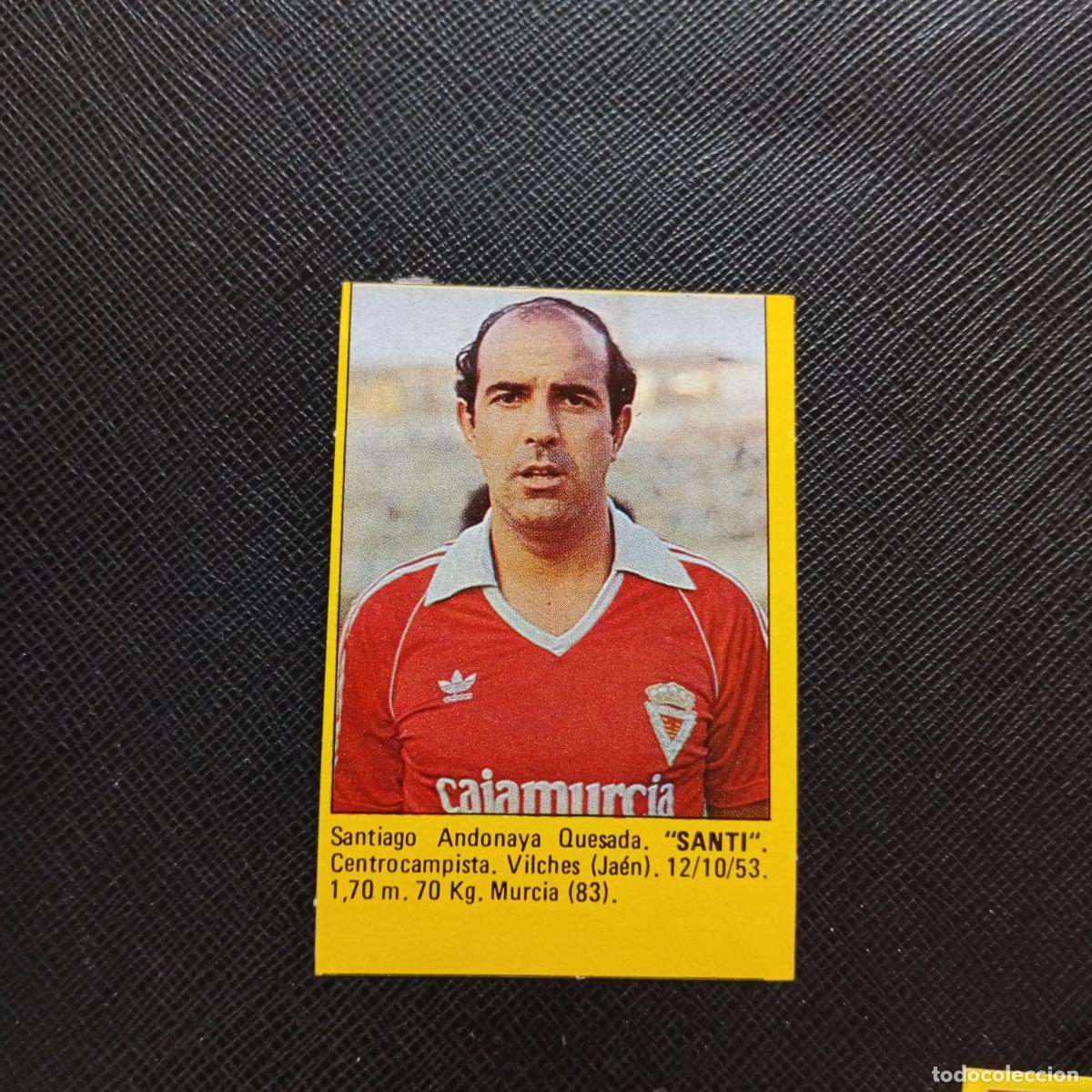 Cromos de f&uacute;tbol: SANTI MURCIA CROMO SUPER ROLLAN 1984 CROMO FUTBOL LIGA 84 - DESPEGADO - A149 PG12