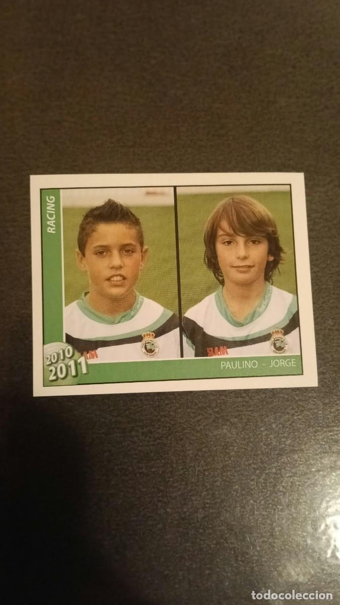 Cromos de f&uacute;tbol: Footprint 2010 2011 Oficial Racing De Santander 214 Paulino-Jorge Alevin A