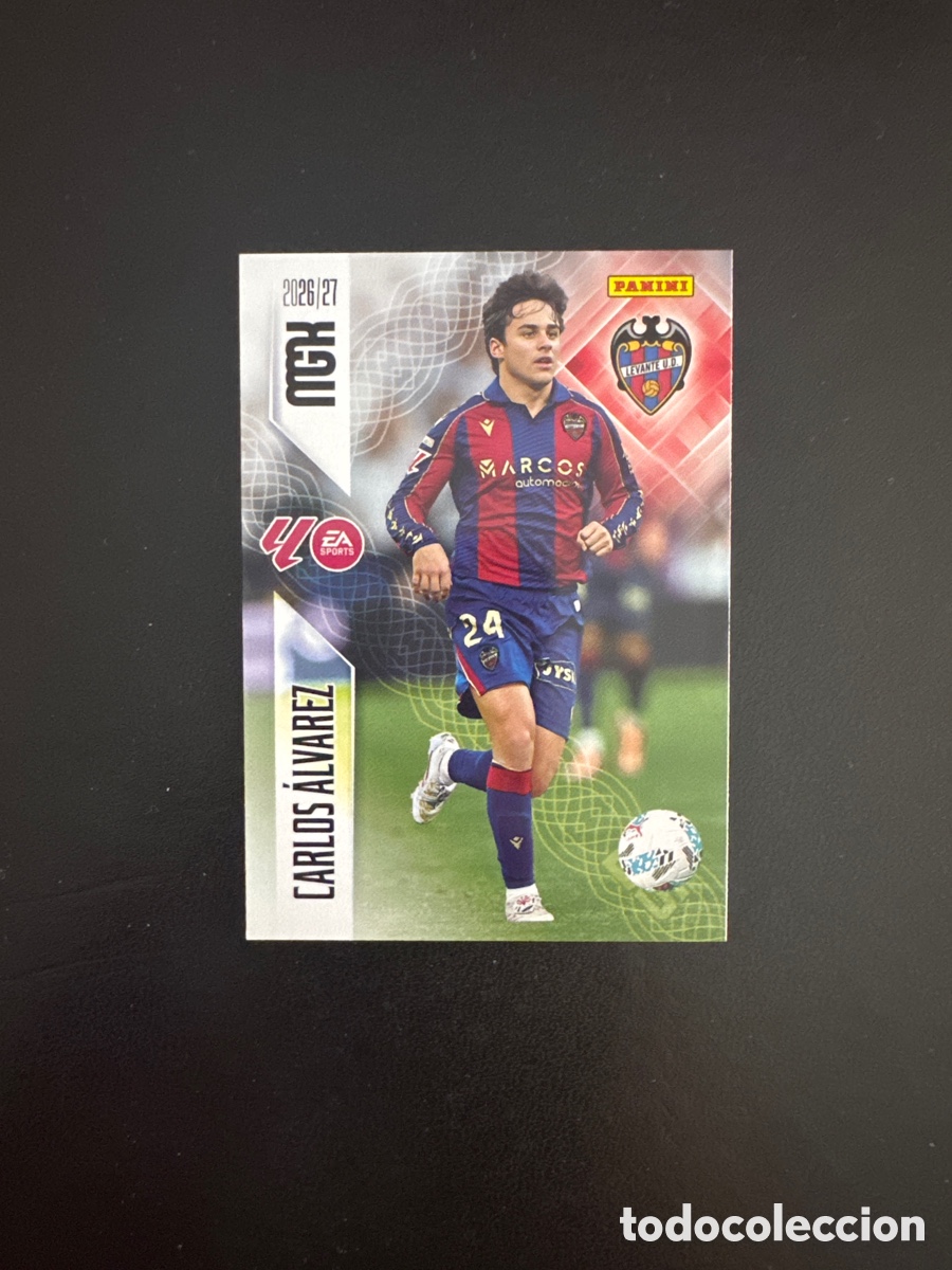 Cromos de f&uacute;tbol: CARLOS &Aacute;LVAREZ LEVANTE N&Uacute;MERO 211 MEGACRACKS 2026 2027