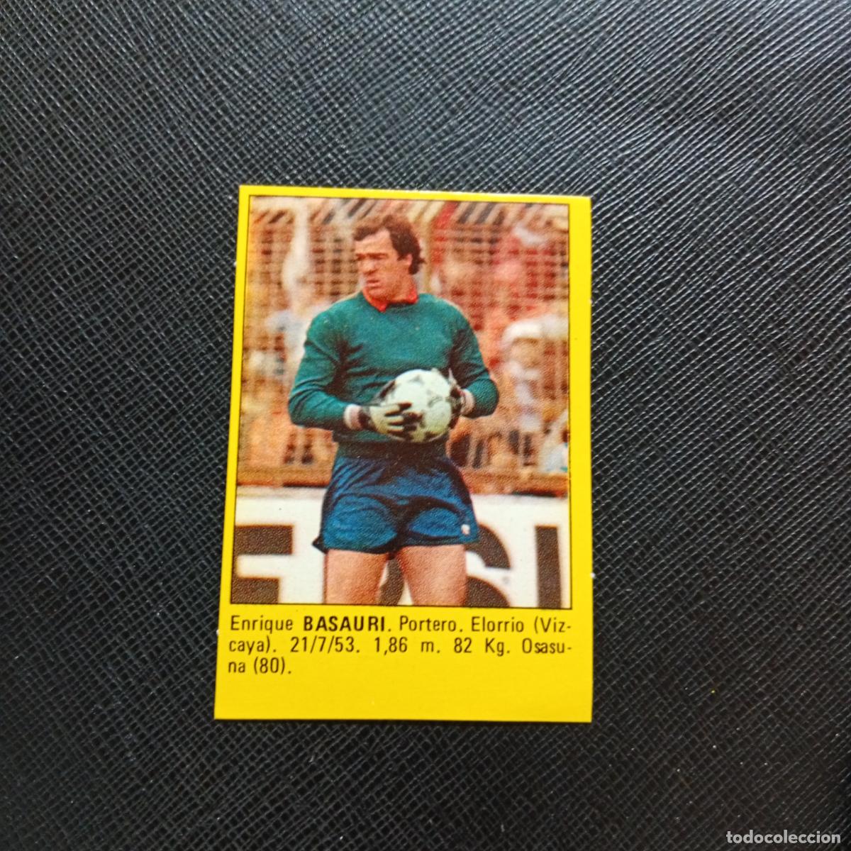 Cromos de f&uacute;tbol: BASAURI OSASUNA CROMO SUPER ROLLAN 1984 CROMO FUTBOL LIGA 84 - DESPEGADO - A149 PG14