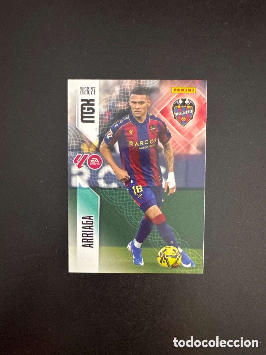 Cromos de f&uacute;tbol: ARRIAGA LEVANTE N&Uacute;MERO 208 MEGACRACKS 2026 2027