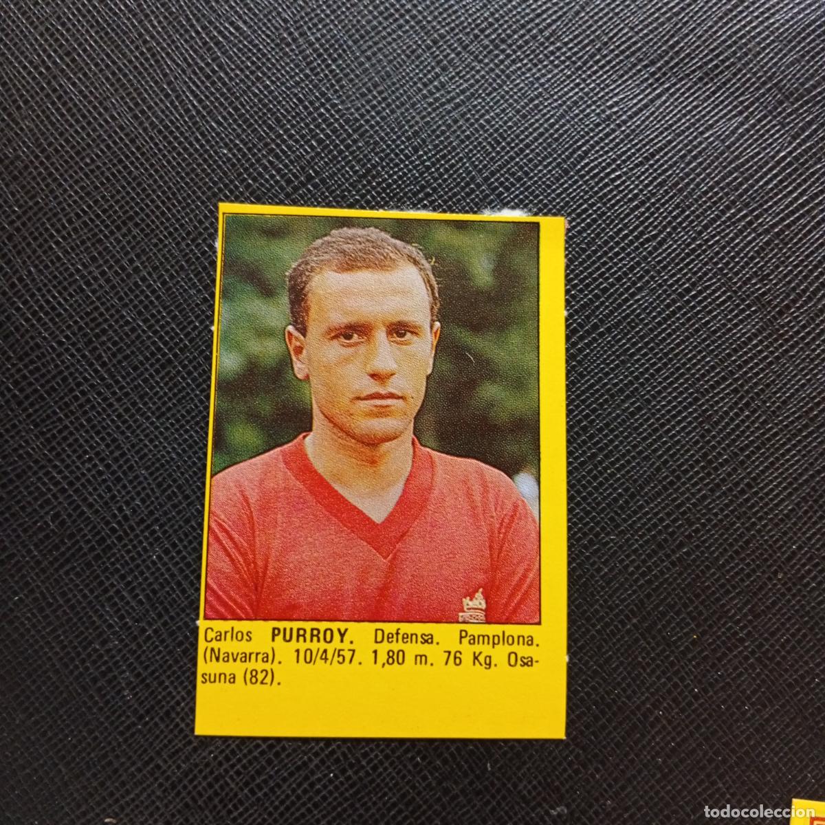 Cromos de f&uacute;tbol: PURROY OSASUNA CROMO SUPER ROLLAN 1984 CROMO FUTBOL LIGA 84 - DESPEGADO - A149 PG14