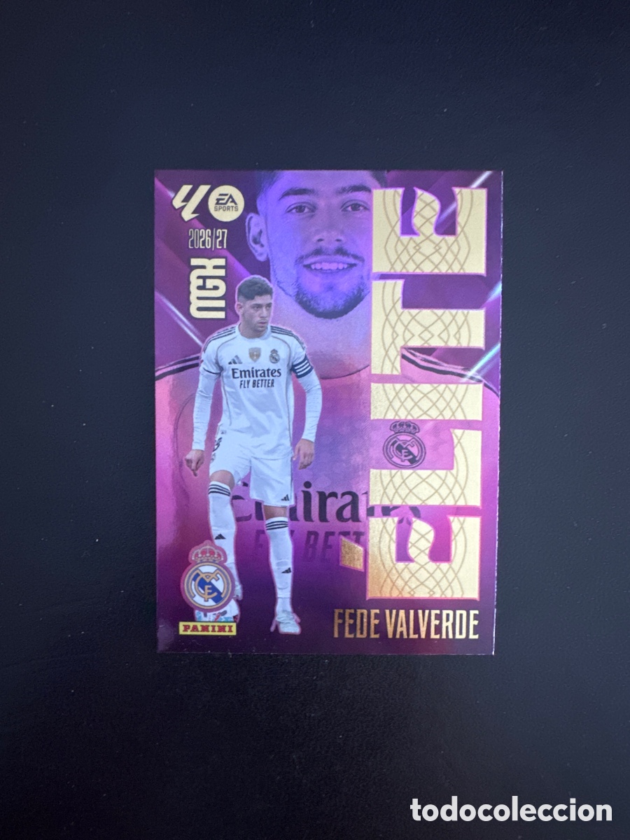 Cromos de f&uacute;tbol: VALVERDE ELITE NUMERO 5 MEGACRACKS 2026 2027