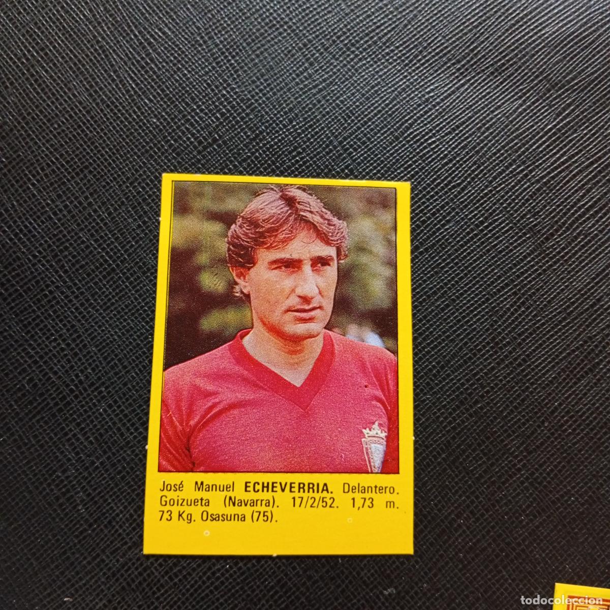 Cromos de f&uacute;tbol: ECHEVERRIA OSASUNA CROMO SUPER ROLLAN 1984 CROMO FUTBOL LIGA 84 - DESPEGADO - A149 PG14