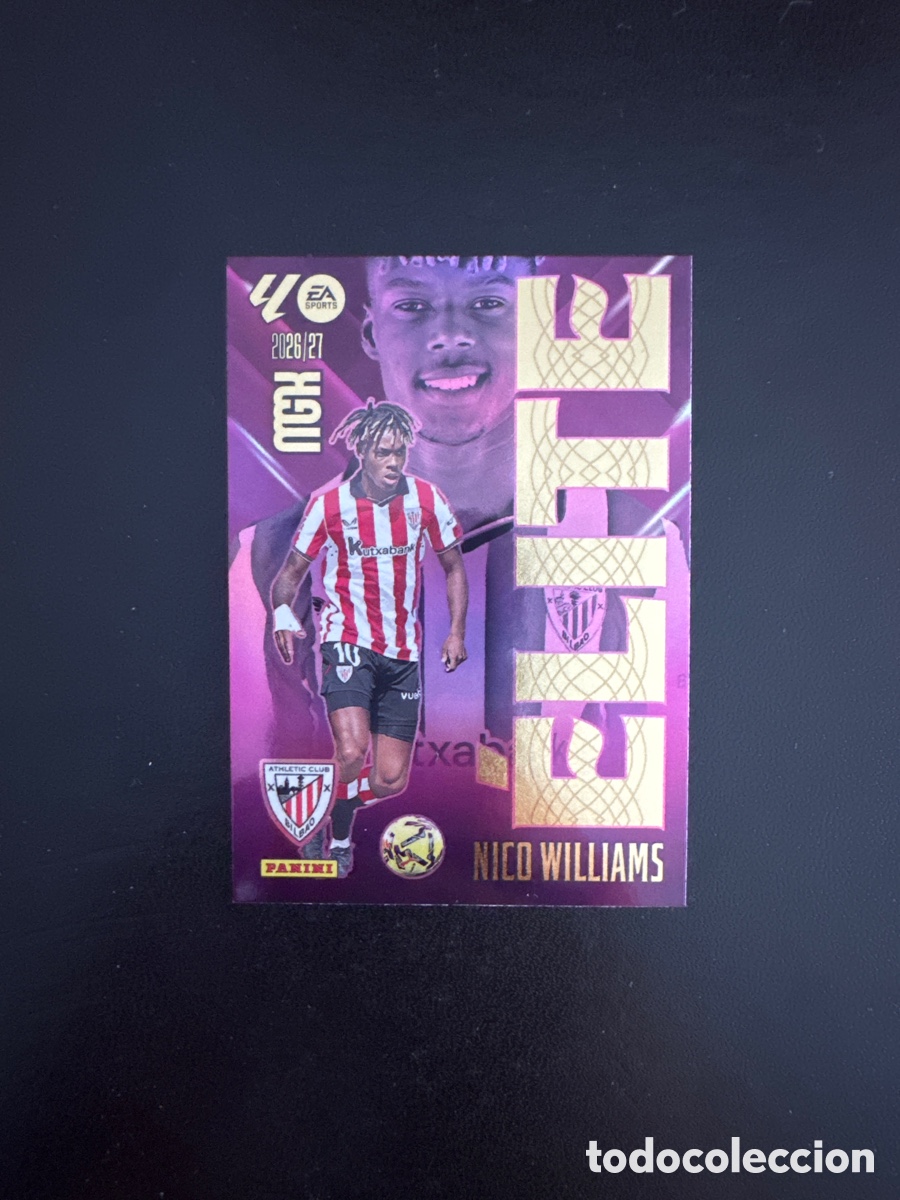 Cromos de f&uacute;tbol: WILLIAMS ELITE NUMERO 12 MEGACRACKS 2026 2027