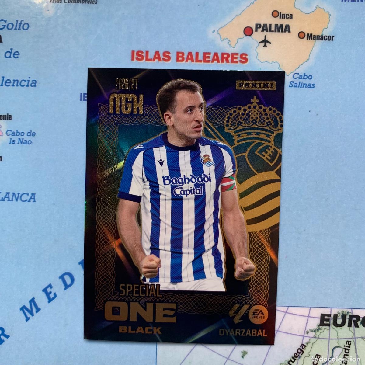 Cromos de f&uacute;tbol: Oyarzabal Special One Black De l&aacute; Real Sociedad megacracks 26-27 2026-2027