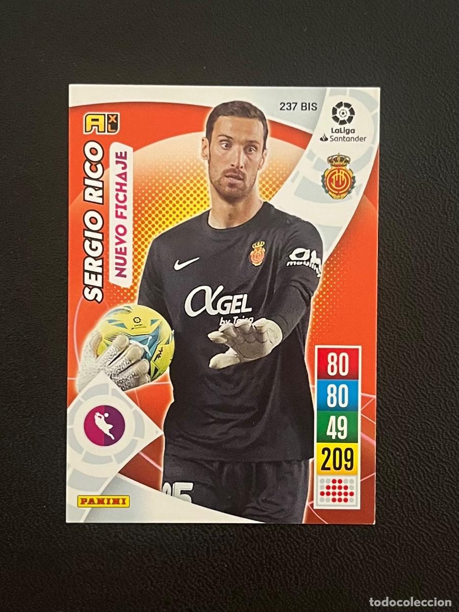 Cromos de f&uacute;tbol: 237 BIS SERGIO RICO RCD MALLORCA NUEVO FICHAJE ADRENALYN 2021 2022 PANINI CROMO LA LIGA 21 22