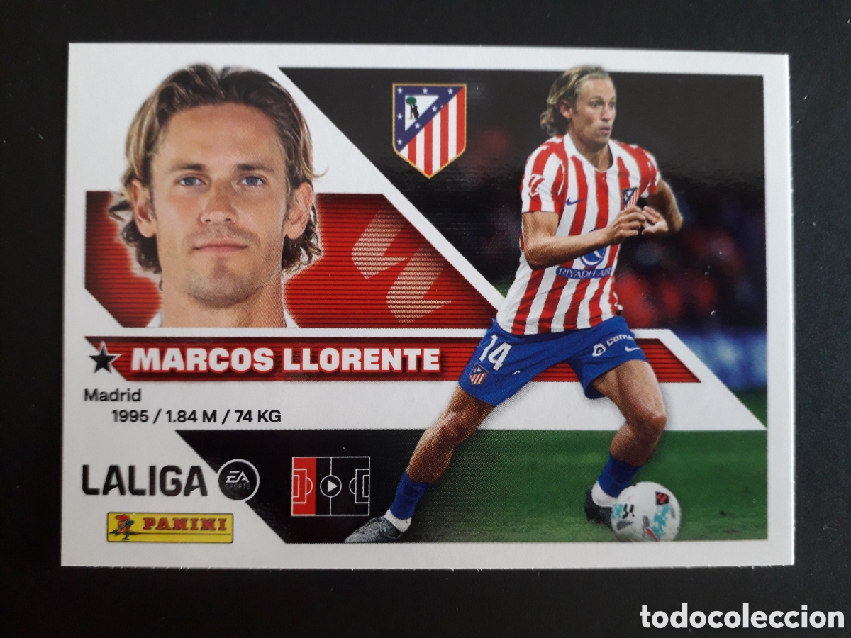 Cromos de f&uacute;tbol: MARCOS LLORENTE AT MADRID N&deg; 5 ED ESTE 2026 2027 26 27 SIN PEGAR PEDIDO M&Iacute;NIMO 3&euro;