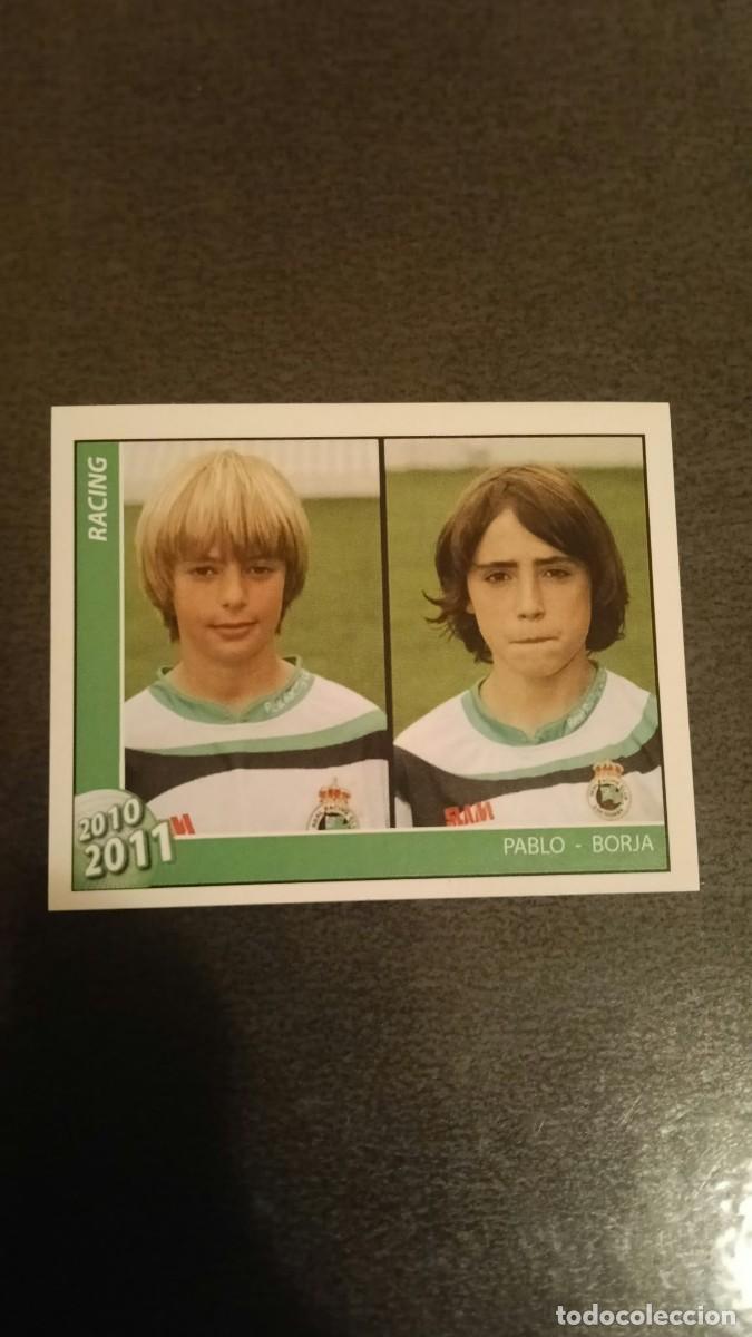 Cromos de f&uacute;tbol: Footprint 2010 2011 Oficial Racing De Santander 225 Pablo-Borja Alevin B