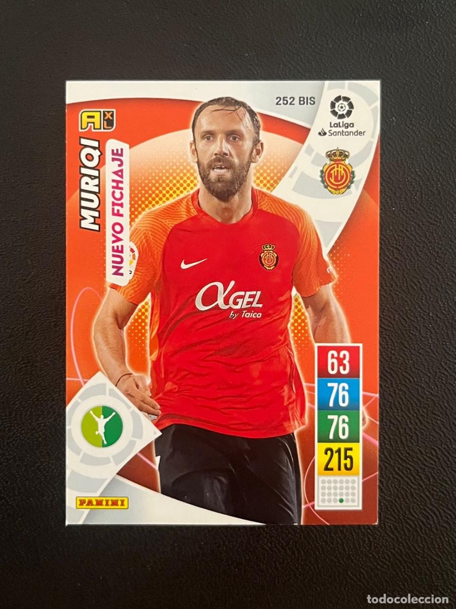 Cromos de f&uacute;tbol: 252 BIS VEDAT MURIQI RCD MALLORCA NUEVO FICHAJE ADRENALYN 2021 2022 PANINI CROMO LA LIGA 21 22
