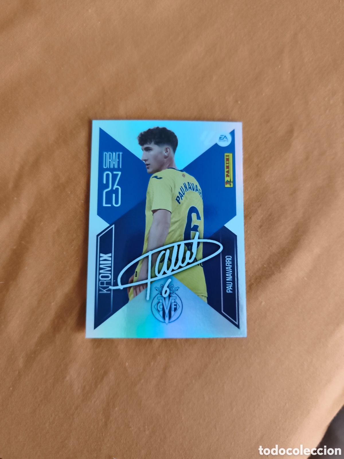 Football Stickers: CROMO N&Uacute;MERO K18 PAU NAVARRO VILLARREAL DRAFT 23 KROMIX. LIGA ESTE 26/27. PANINI.
