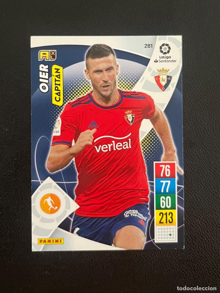 Cromos de f&uacute;tbol: 261 OIER CA OSASUNA CAPIT&Aacute;N ADRENALYN 2021 2022 PANINI CROMO LA LIGA 21 22