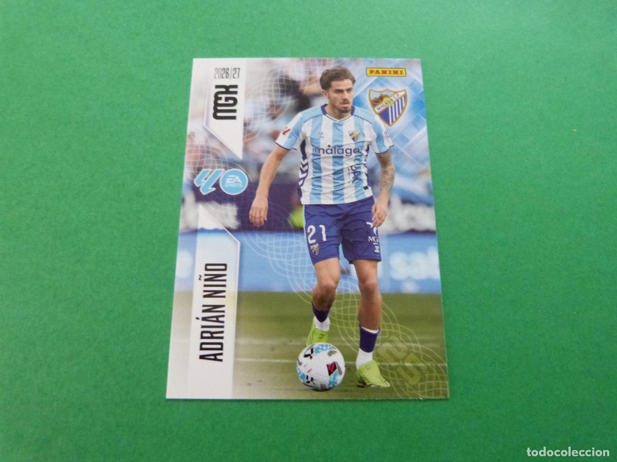 Cromos de f&uacute;tbol: TRADING CARD FUTBOL ADRIAN NI&Ntilde;O MALAGA C.F. N&ordm; 250 LIGA MEGACRACKS 2026-2027/26-27 PANINI