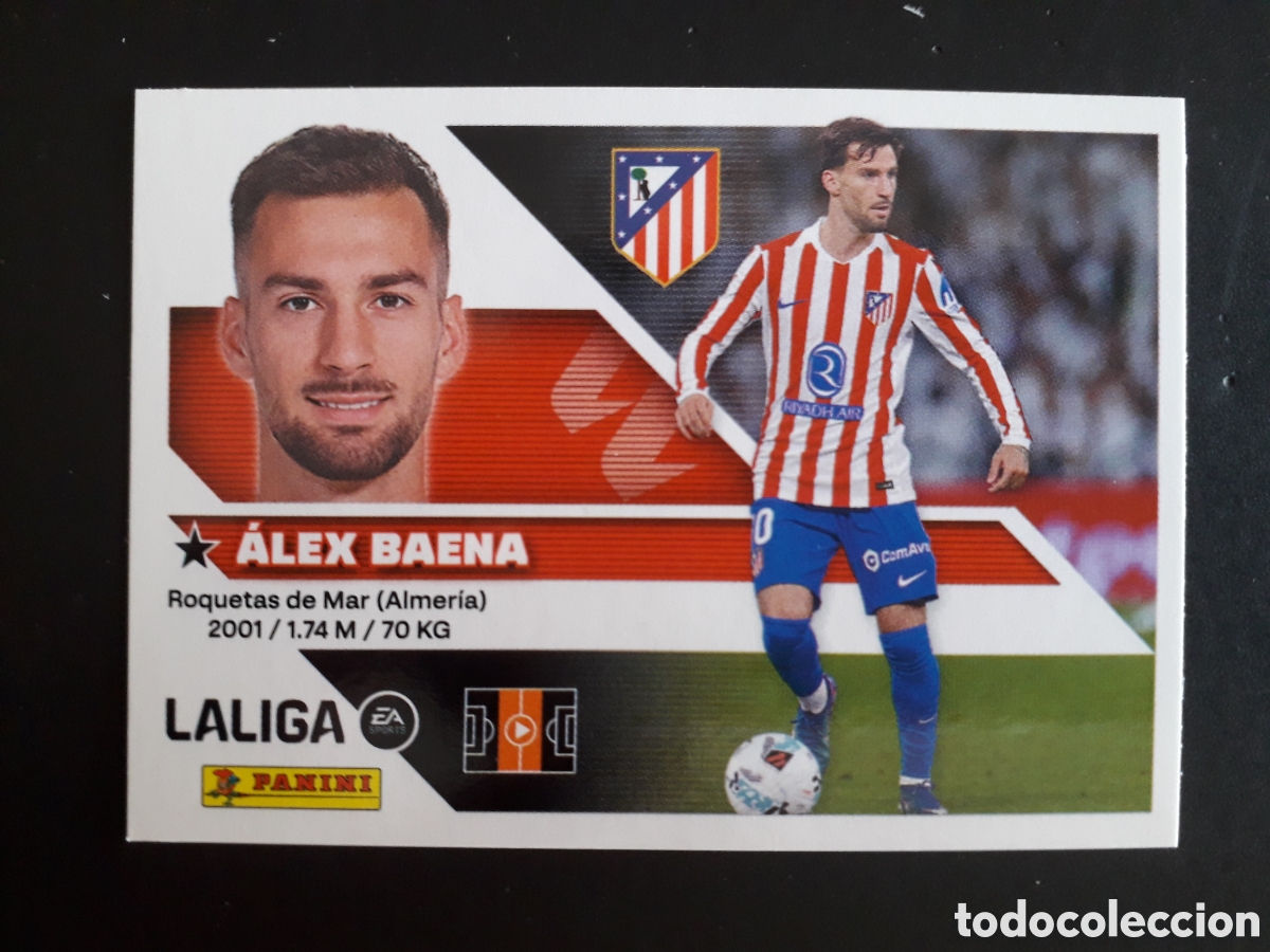 Cromos de f&uacute;tbol: &Aacute;LEX BAENA AT MADRID N&deg; 15 ED ESTE 2026 2027 26 27 SIN PEGAR PEDIDO M&Iacute;NIMO 3&euro;